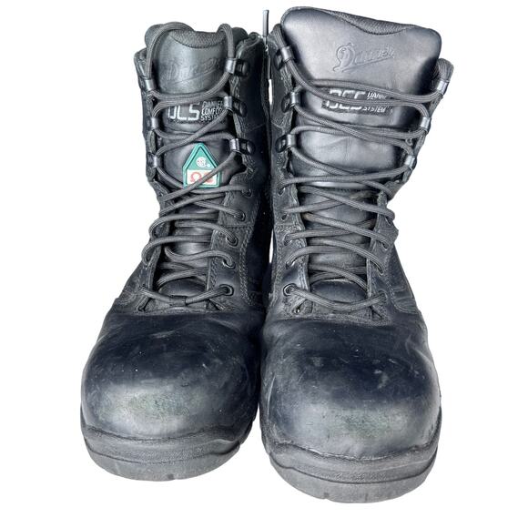 Danner Lookout Side Zip Black‎ Duty Boots Mens Size 8 Leather CSA Miltary Combat main image 9